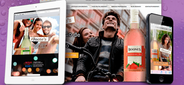 Responsive Web Design en la vida real - Boone´s